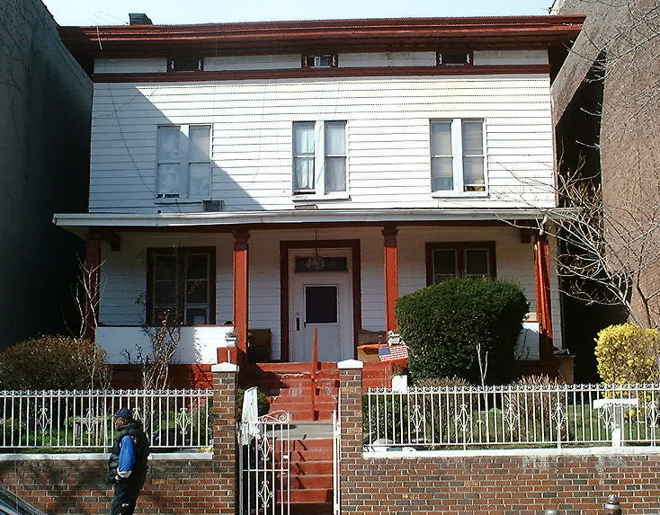 clapboard house