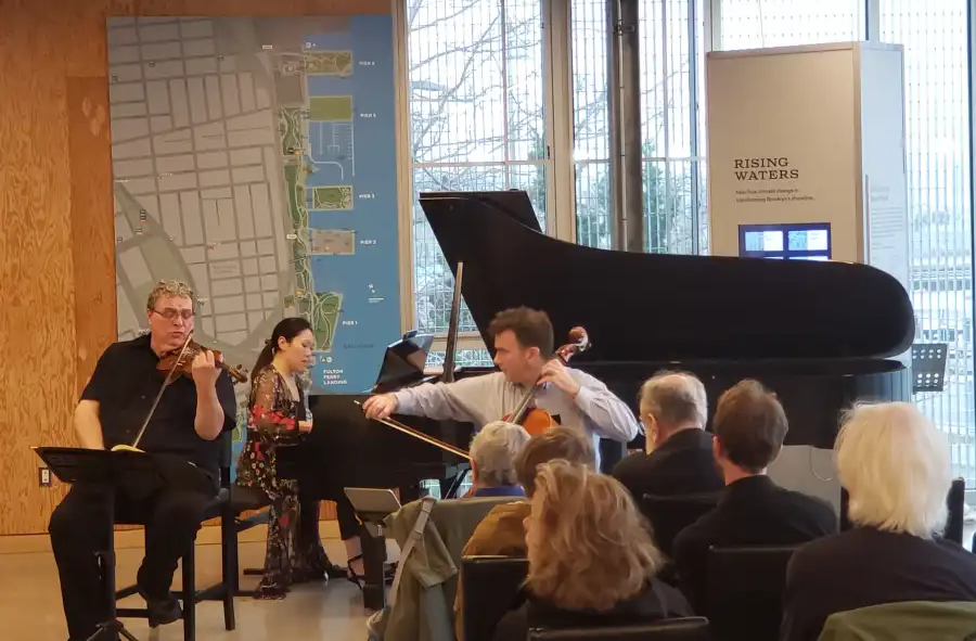 Peskanov played in the inaugural concert, alongside cellist Edward Arron and pianist Jeewon Park.