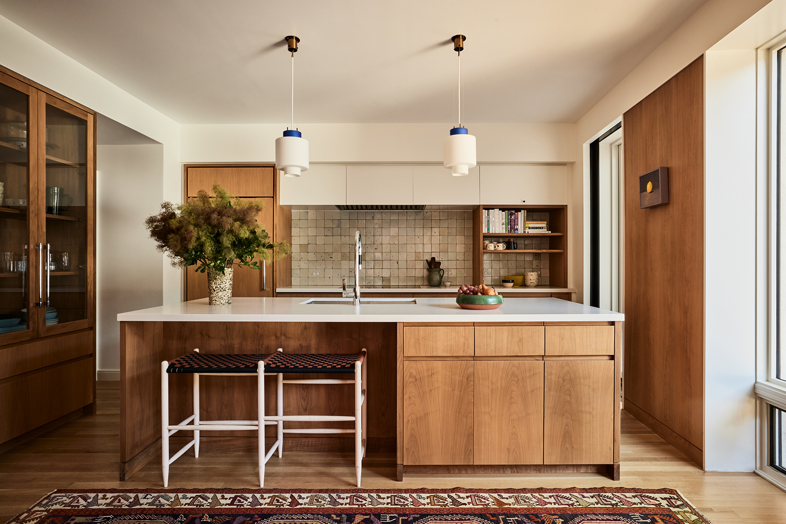 KITCHEN ISLAND IN FOREFRONT